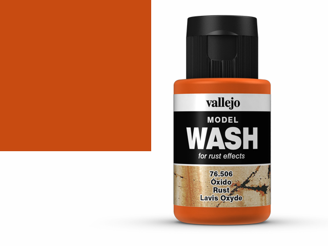 צבע Wash בגוון חלודה – Rust – פאר הרכבת